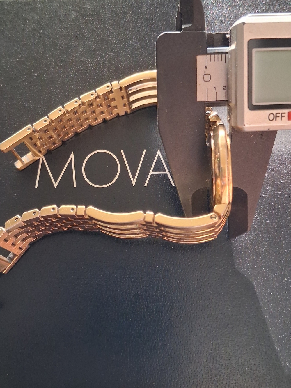 Movado Watch Gold and Diamond Women's Bracelet $2795 - Picture 15 of 16